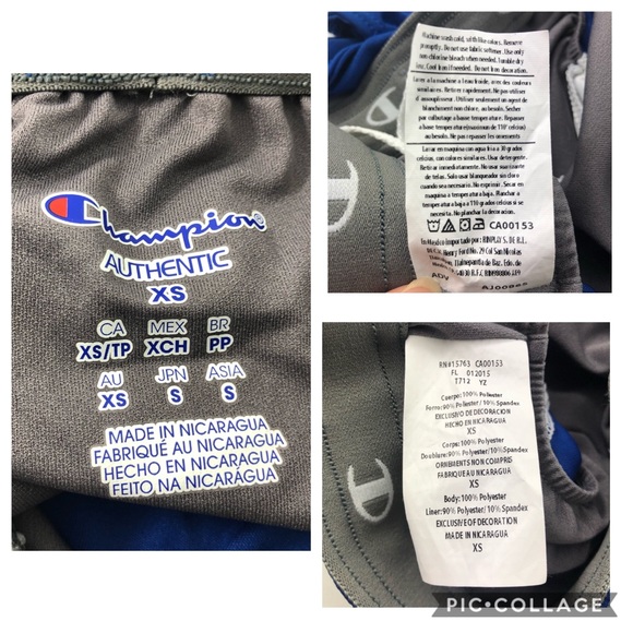 Champion Women Blue Active Workout Shorts - Picture 6 of 8